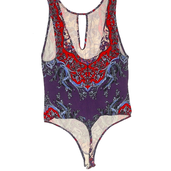 Free People Intimately Paisley Bodysuit - Picture 1 of 2